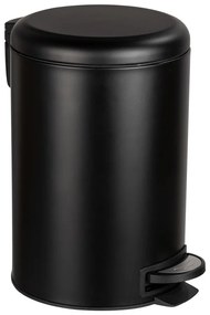 Leman Easy Close fekete szemetes, 12 l - Wenko