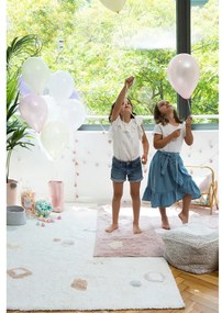 Krémszínű mosható kézi szövésű pamut gyerek szőnyeg 140x200 cm Kim – Lorena Canals