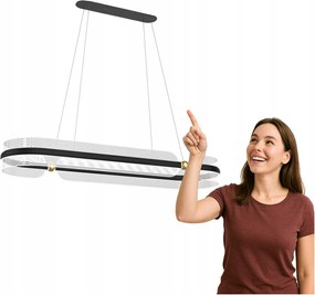 Led függőlámpa 56W Sopla PND-63728-56W-3K-BK-GD Italux