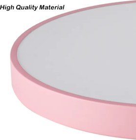 Brilagi - dimmelhető LED mennyezeti lámpa POOL LED/60W/230V 3000-6000K 50 cm rózsaszín+Távirányító