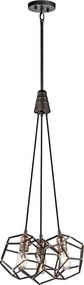 Kichler modern vintage függeszték rocklyn barna elskl-rocklyn3-rs