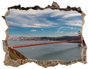 Lyuk 3d fali matrica Bridge san francisco nd-k-141127351