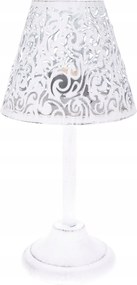 FĂ©m TeamĂ©csestartĂł t-light fehĂ©r, dĂszĂtĂ©ssel 24 cm