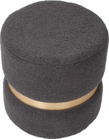 Ring puff - arany gyűrű - T03 szürke szövet R