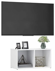 fehér szerelt fa TV-szekrény 72 x 35 x 36,5 cm