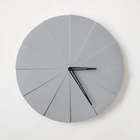 ODLITO Beton falióra Torta – szürke – 50 cm – fekete mutatók