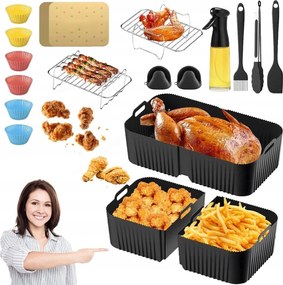 Nagy Akcesoria Olajsütőhöz 17 db-os Air Fryer Készlet Ninja AF500EU