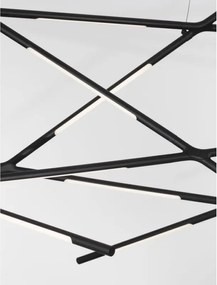 Függeszték Fekete RACCIO NOVA LUCE 9695216