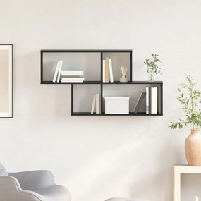 Falipolc Fekete tölgy 100x20x53 cm Mérnöki Fa