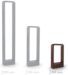 Brilagi - LED kültéri lámpa BARI LED/7W/230V 3000/4000/6000K barna IP54 30 cm