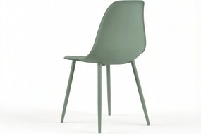 Étkezőszék OSAKA műanyag, zsályazöld