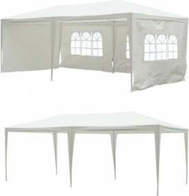 Kerti partisátor, fehér, 3x6 m, TEKNO TYP 2