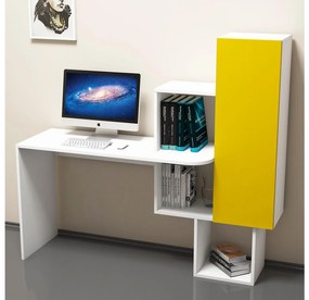 PC asztal Acai (fehér + sárga). 1088274