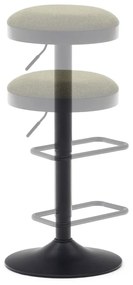 Sötétzöld bárszék szett 2 db-os 58 cm Zaib – Kave Home
