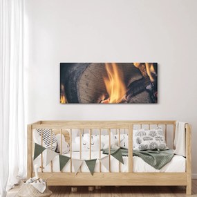Égő fa képe (120x50 cm)
