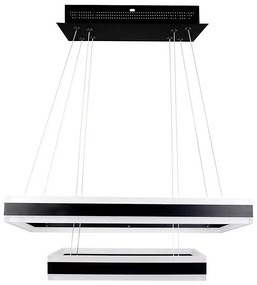 LED Dimmelhető csillár zsinóron LED/113W/230V 3000K fekete