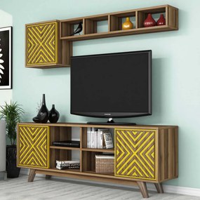 Inci - Walnut, Yellow