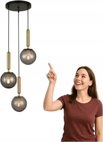 Ravena függőlámpa PND-2324-3A Bro+sg Italux