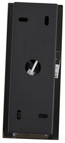 Modern fekete fali lámpa LED-del - Plaza