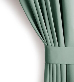 Világoszöld sötétítő termo függöny 140x270 cm Pleat – Restilo