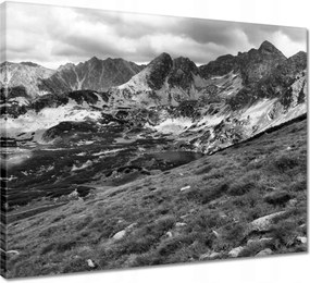 Vászonkép 50x40 Tátra Lengyel hegyek Kilátás