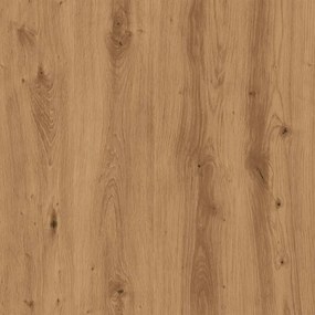 kézműves tölgy színű szerelt fa dohányzóasztal 100x35x76,5 cm
