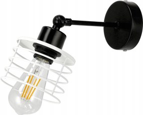 Mennyezeti lámpa Led fali lámpa rugós fehér E27