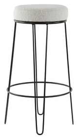 Fehér kárpitozott bárszék (ülésmagasság 73 cm) Alice – Light &amp; Living