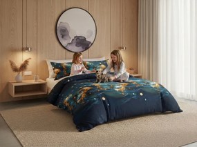 Mikroszálas ágyneműhuzat MYSTIC BUTTERFLY kék Ágyneműhuzat mérete: 70 x 80 cm | 140 x 200 cm