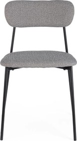 Szürke kárpitozott étkezőszék Inka – Yes Everyday