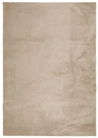 HUARTE homokszínű rövid szálú puha és mosható szőnyeg 120x170cm