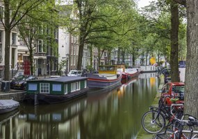 Poszter 84,1x59,4cm Csatorna Amszterdam vĂĄroson keresztĂŒl 5, Assaf Frank