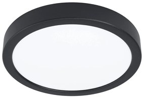 Eglo 99223 Fueva 5 LED panel, fekete, kör, 2000 lm, 3000K melegfehér, beépített LED, 17W, IP20, 210mm átmérő