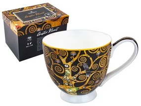 Klimt porcelán 500 ml nagy bögre Életfa díszdobozban