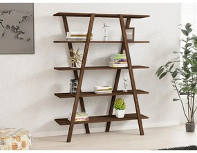 könyvespolc Perla - Walnut