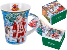 Karácsonyi bögre -Télapó jön ho-ho-ho 280ml