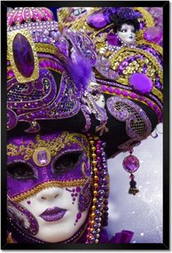 Poszterek keretben 40x60 Velencei maszk