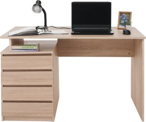 Pc asztal, szonoma tölgy, HANY NEW