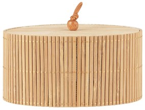 IB Laursen Ovális bambusz doboz fedővel
