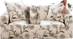 Kanapé Huzat Kanapé Sarok Elasztikus 145-185 CM Virág Motívum