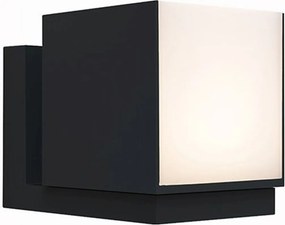 LUTEC 5193803012 CUBA Modern Kültéri Fali Lámpa Fekete LED IP44