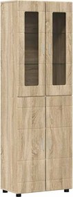 vidaXL Magasfiú polcokkal FLORIN Sonoma tölgy 60 x 35 x 182 cm Faanyag