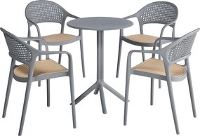 Kerti asztal, szürke, SAILOR