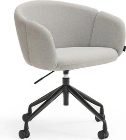 Világosszürke kárpitozott irodai szék Add – Teulat