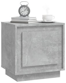 Betonszürke szerelt fa éjjeliszekrény 44 x 35 x 45 cm
