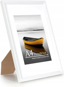 Baoee A4-es képkeret, kétszínű, akril üveg, fotókhoz és tanúsítványokhoz