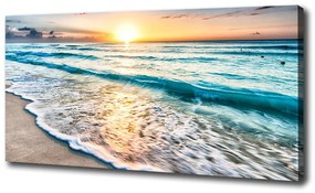 Vászon nyomtatás Sunset beach oc-64168411