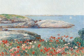 Kép - Childe Hassam, Poppies,  Isles of Shoals, reprodukciók (90x60 cm)