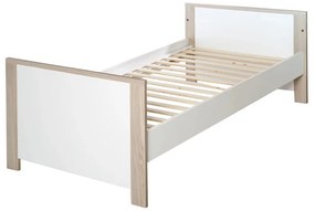 Fehér-natúr színű babaágy 70x140 cm Olaf – Roba