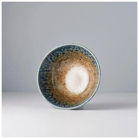 Earth &amp; Sky kék-barna kerámia tál, ø 20 cm - MIJ